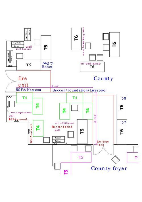 BECCON and BSFA area map